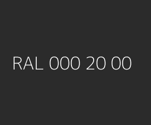 Color RAL 000 20 00 