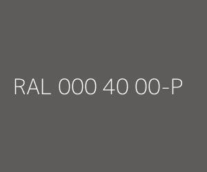 Color RAL 000 40 00-P 