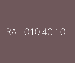 Color RAL 010 40 10 