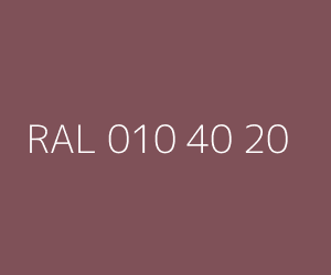 Color RAL 010 40 20 