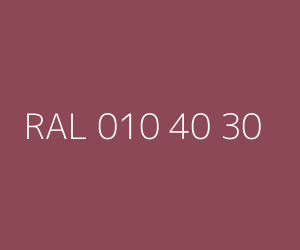 Color RAL 010 40 30 