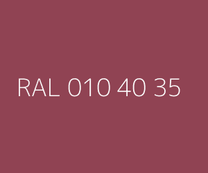 Color RAL 010 40 35 