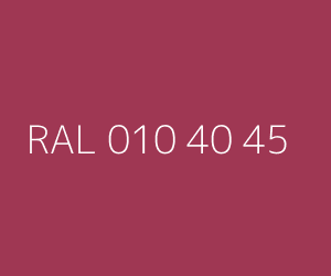 Color RAL 010 40 45 