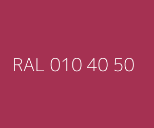 Color RAL 010 40 50 