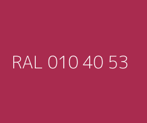 Color RAL 010 40 53 
