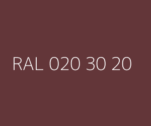 Color RAL 020 30 20 