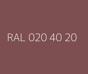Color RAL 020 40 20 