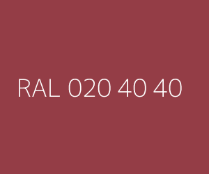 Color RAL 020 40 40 