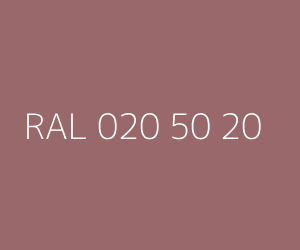 Color RAL 020 50 20 