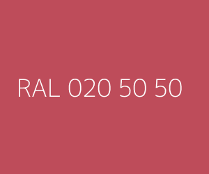 Color RAL 020 50 50 