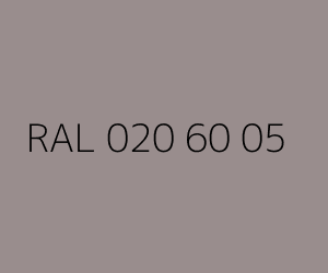 Color RAL 020 60 05 