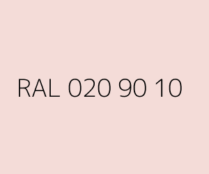 Color RAL 020 90 10 