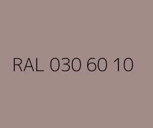 Color RAL 030 60 10 