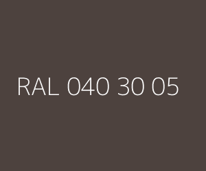 Color RAL 040 30 05 