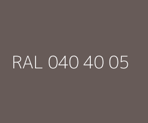 Color RAL 040 40 05 