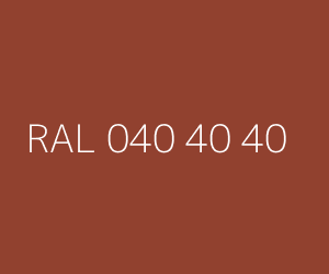 Color RAL 040 40 40 