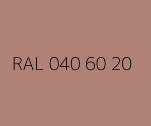 Color RAL 040 60 20 