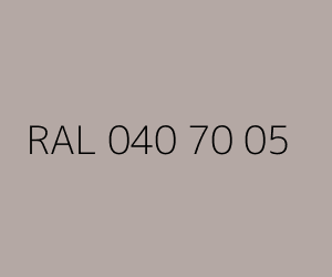 Color RAL 040 70 05 