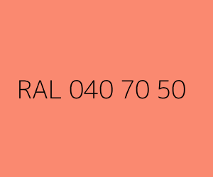 Color RAL 040 70 50 