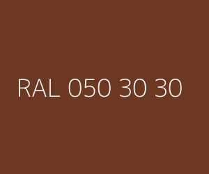 Color RAL 050 30 30 