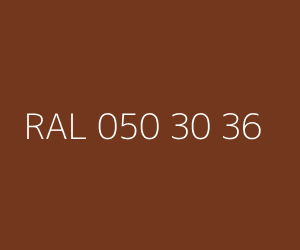 Color RAL 050 30 36 