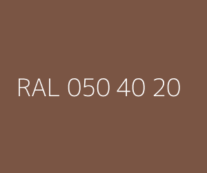 Color RAL 050 40 20 