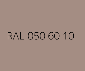 Color RAL 050 60 10 