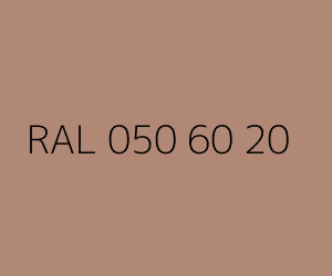 Color RAL 050 60 20 