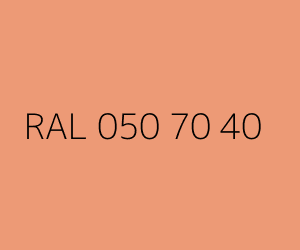 Color RAL 050 70 40 
