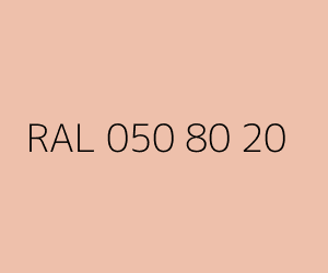 Color RAL 050 80 20 