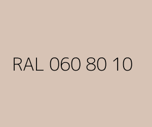 Color RAL 060 80 10 