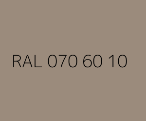 Color RAL 070 60 10 