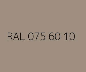 Color RAL 075 60 10 