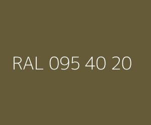 Color RAL 095 40 20 