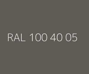 Color RAL 100 40 05 