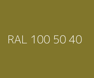 Color RAL 100 50 40 
