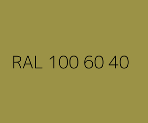 Color RAL 100 60 40 