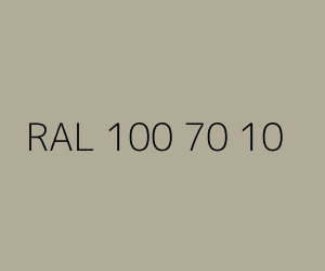 Color RAL 100 70 10 