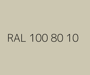 Color RAL 100 80 10 