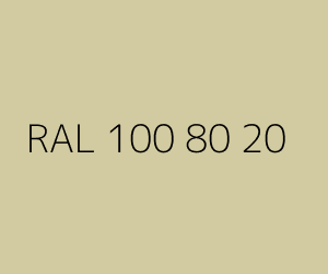 Color RAL 100 80 20 