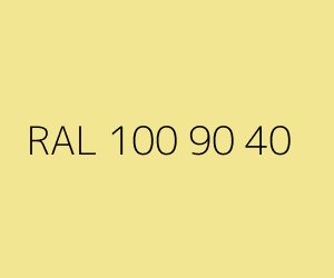 Color RAL 100 90 40 