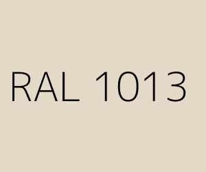 Color RAL 1013 OYSTER WHITE