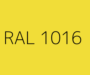 Color RAL 1016 SULFUR YELLOW