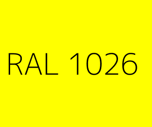 Color RAL 1026 LUMINOUS YELLOW