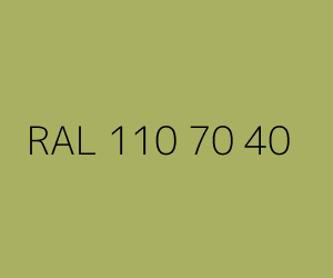 Color RAL 110 70 40 