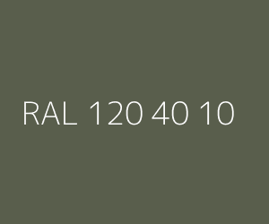 Color RAL 120 40 10 