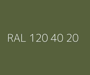 Color RAL 120 40 20 