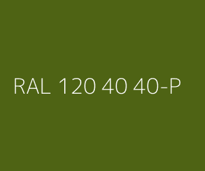 Color RAL 120 40 40-P 