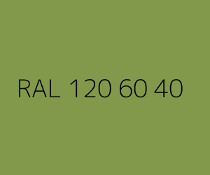 Color RAL 120 60 40 