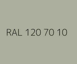 Color RAL 120 70 10 